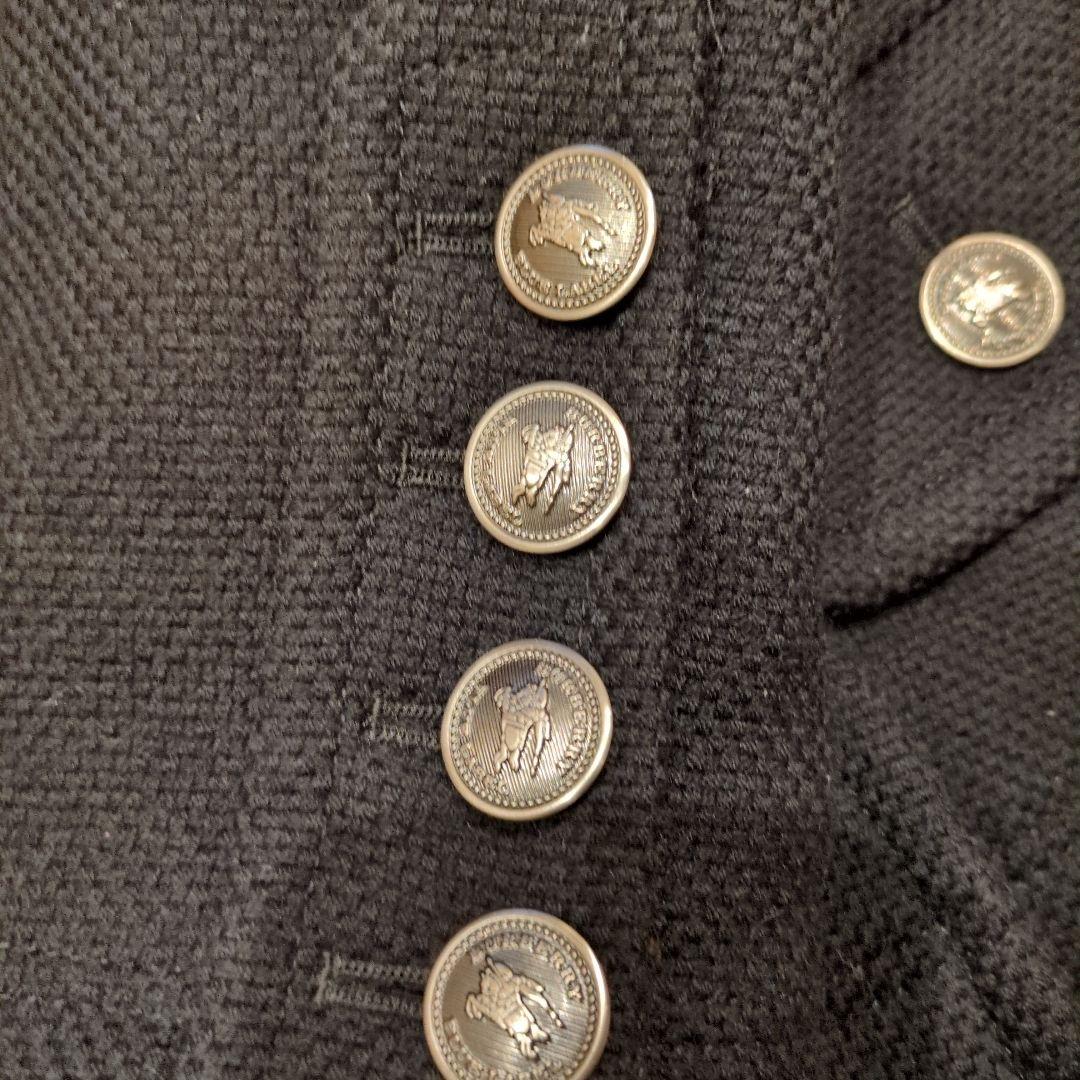 希少 バーバリーブルーレーベル ピーコート ナポレオン ジャケット 黒