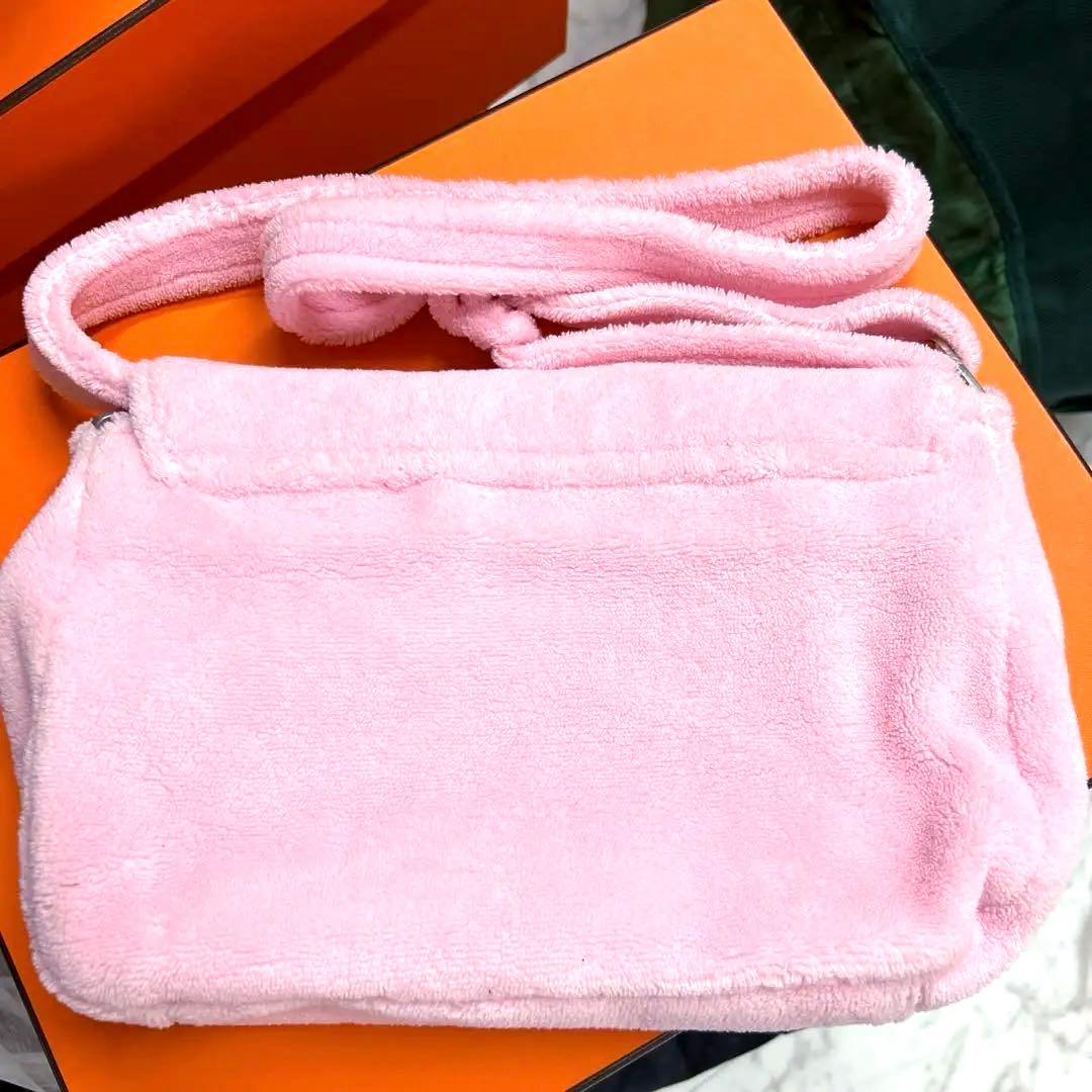 CHANEL ノベルティ パイル素材 ピンク ショルダーバッグ 激レア - メルカリ