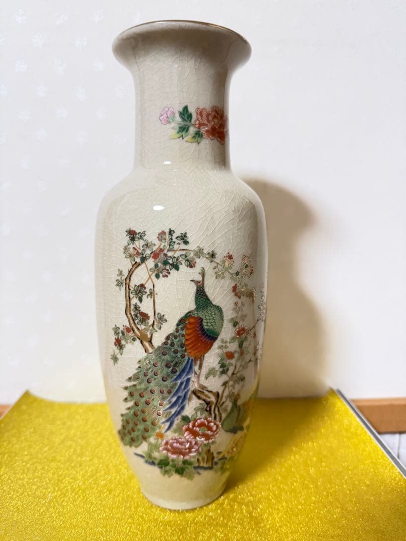 レア】九谷焼 壺 花瓶 伝統工芸 陶器 花器 置物 骨董品 - メルカリ