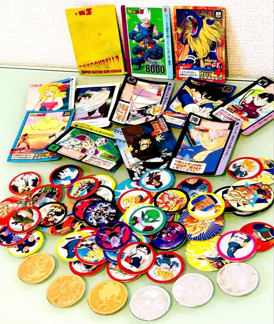 ドラゴンボール　 めんこ カード 悟空　トランクス　ピッコロ　ベジータ ドラゴンボール めんこ カード 悟空 トランクス ピッコロ ベジータ