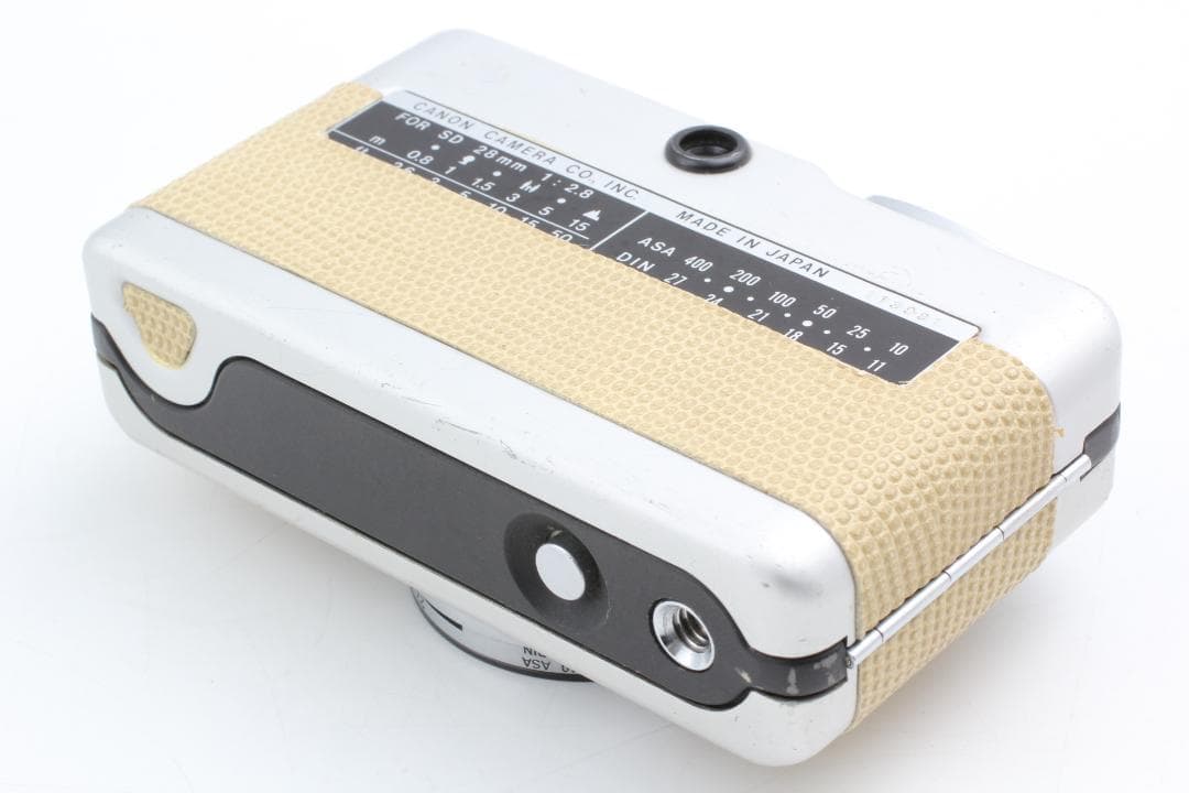 美品整備済] ベージュ Canon Demi C 50 & 28mm 1139 - メルカリ