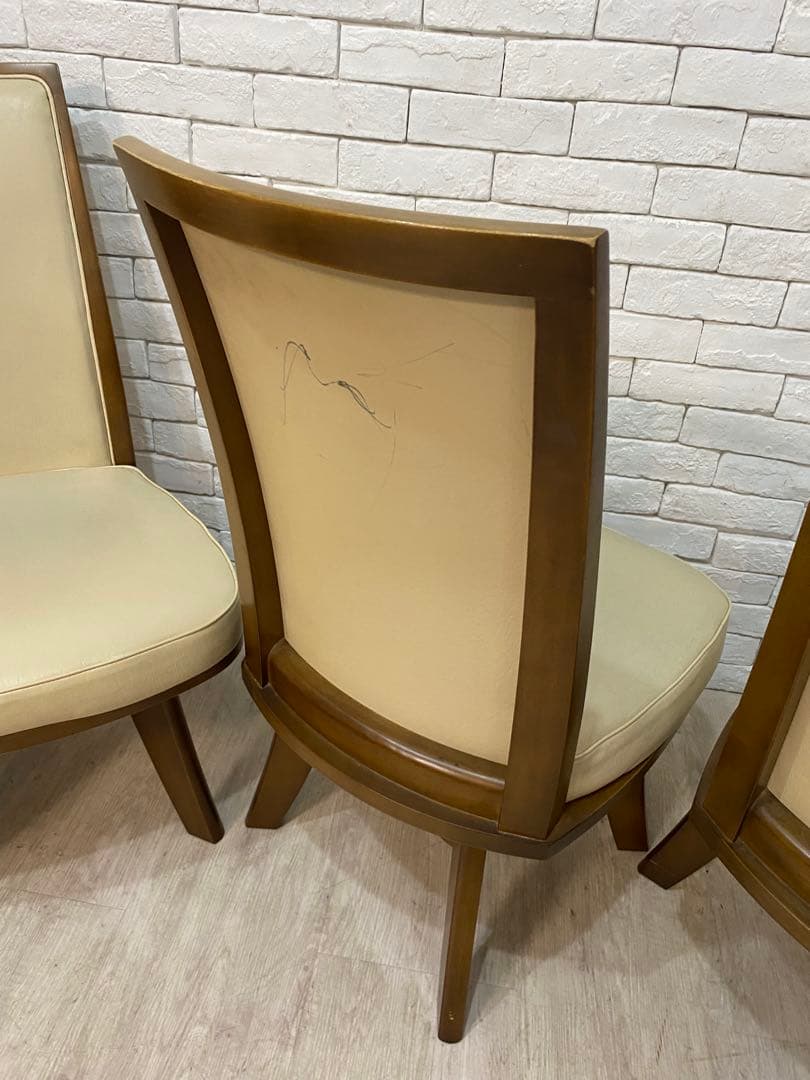 東京都内23区配送無料】ニトリ 回転 ダイニングチェア 4脚セット 椅子