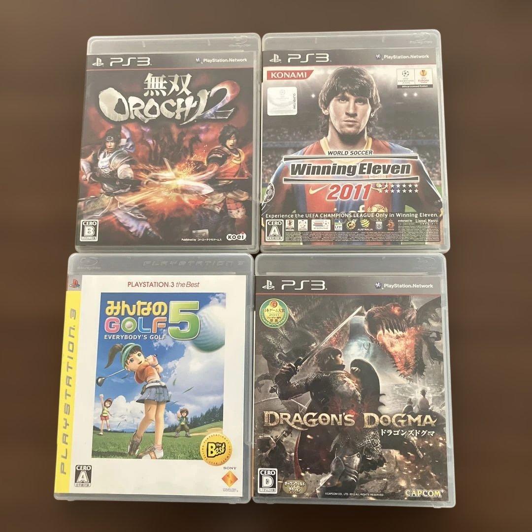 PS3ゲーム4本セット まとめ売り 送料込み 中古品 - メルカリ