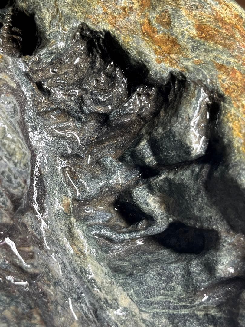 自然石 水石 アートピース 盆栽 朱泥 盆栽 水盤 花道 ミニチュア 4点まとめ