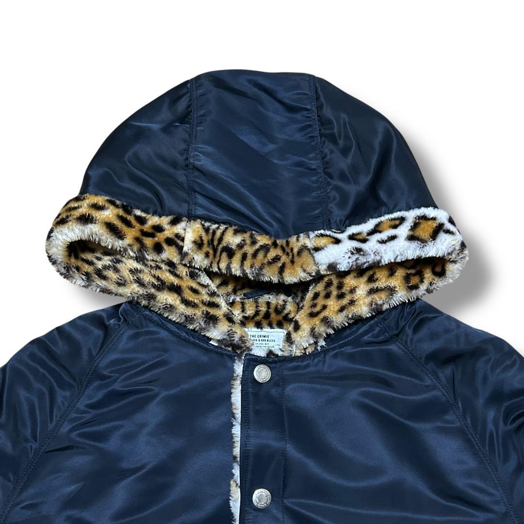 RUDEの名作 CRIMIE LEOPARD BOA HOOD JACKET