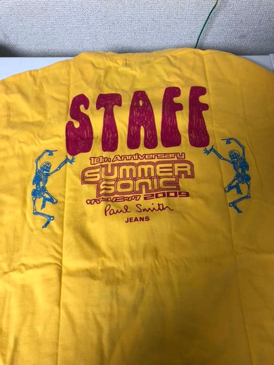超レア！サマソニ2009 スタッフTシャツ Lサイズ ポールスミス 新品未使用