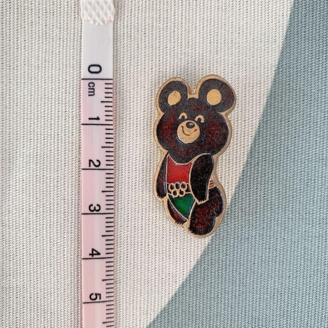 こぐまのミーシャ ピンバッジ6点セット(1980年モスクワオリンピック