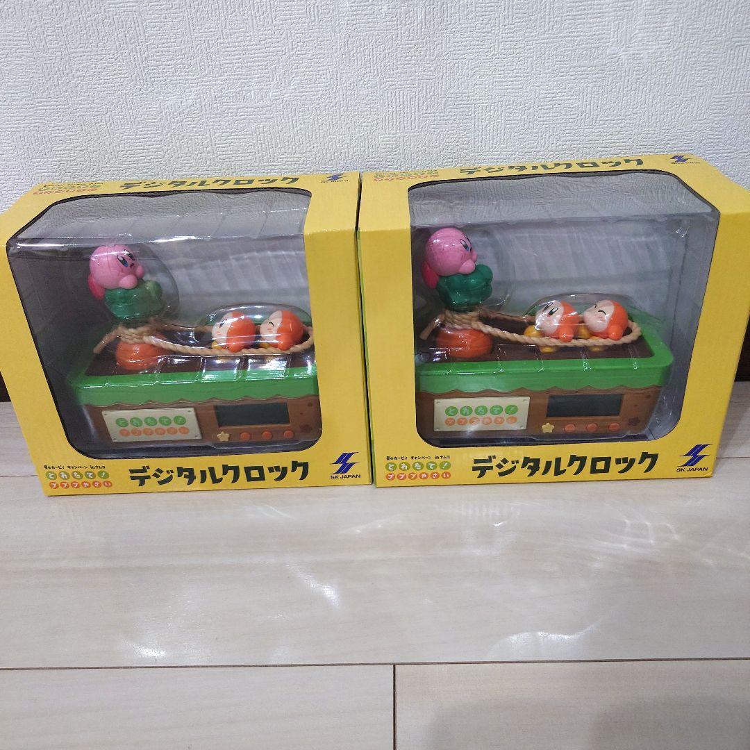 星のカービィ　とれたて!プププやさいデジタルクロック　2点　ナムコ限定 2個セット ナムコ限定 星のカービィ とれたて!プププやさい デジタル