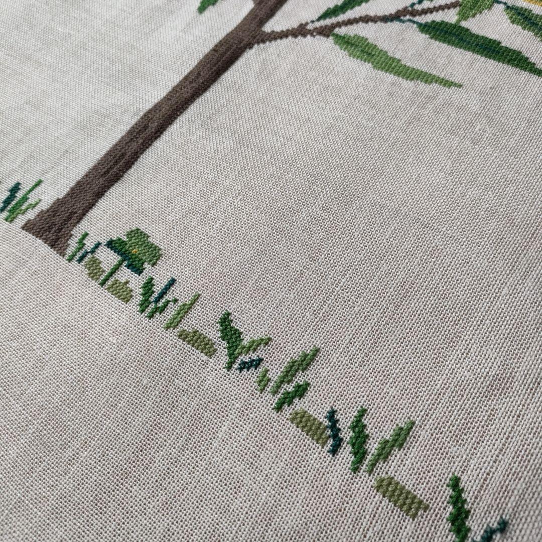 《完成品》フレメ 枝垂れ柳 クロスステッチ