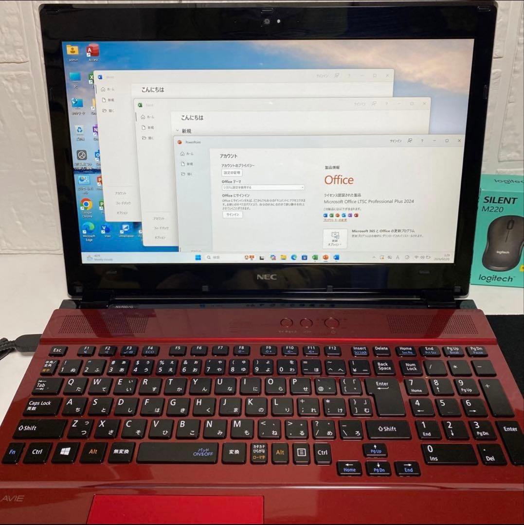 Windows11 オフィス付きCorei7 SSD256GB NECノートPC - メルカリ