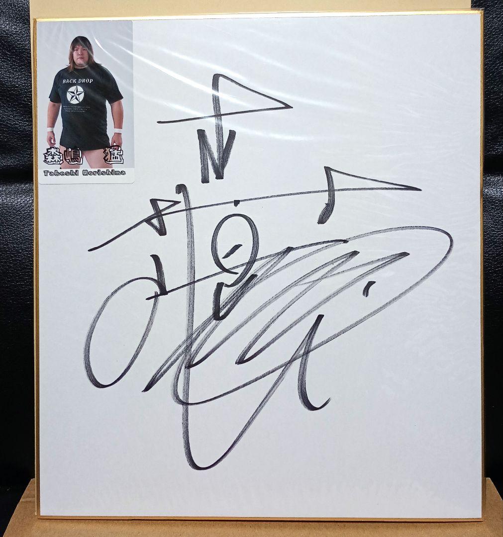 森嶋猛 直筆サイン色紙 写真付き プロレスリング・ノア NOAH - メルカリ