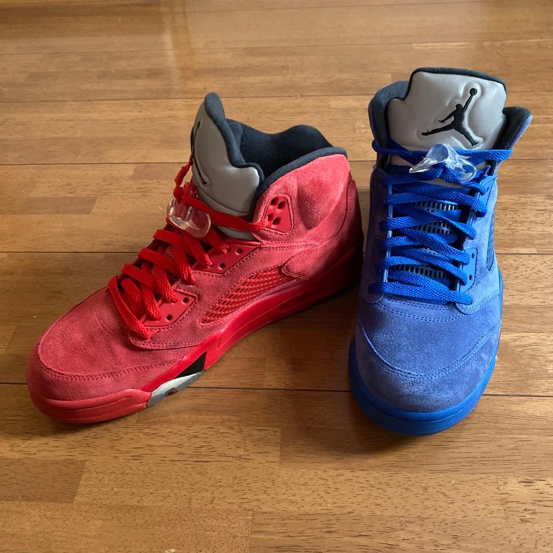 シューズ(男性用) Nike Air Jordan 5 Blue & Red AJ5 28cm 819171-417 NIKE AIR JORDAN 5 RETRO LOW KNICKS (Men's) | eBay