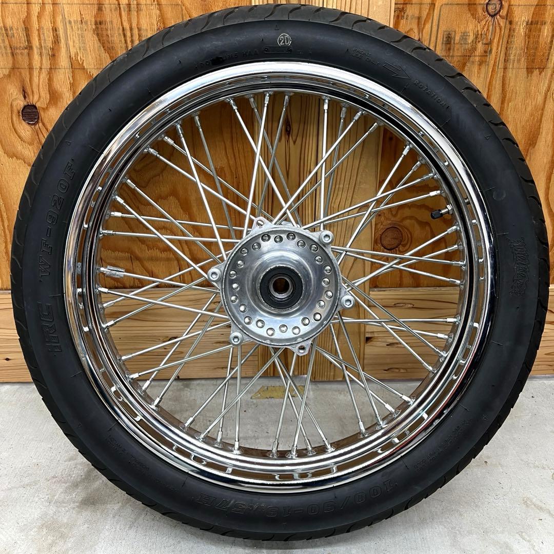 ドラッグスター400・19インチフロントホイールバリ山タイヤ付き - メルカリ