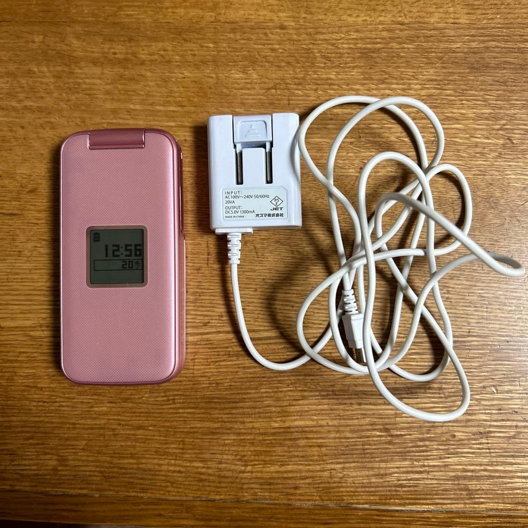 ドコモ らくらくホン F02J ピンク - メルカリ