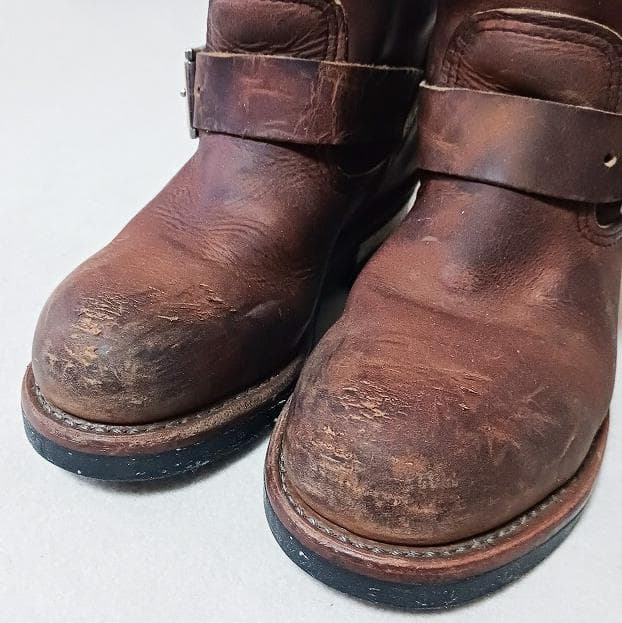 レッドウィング エンジニアブーツ オイルドレザー ブラウン 23