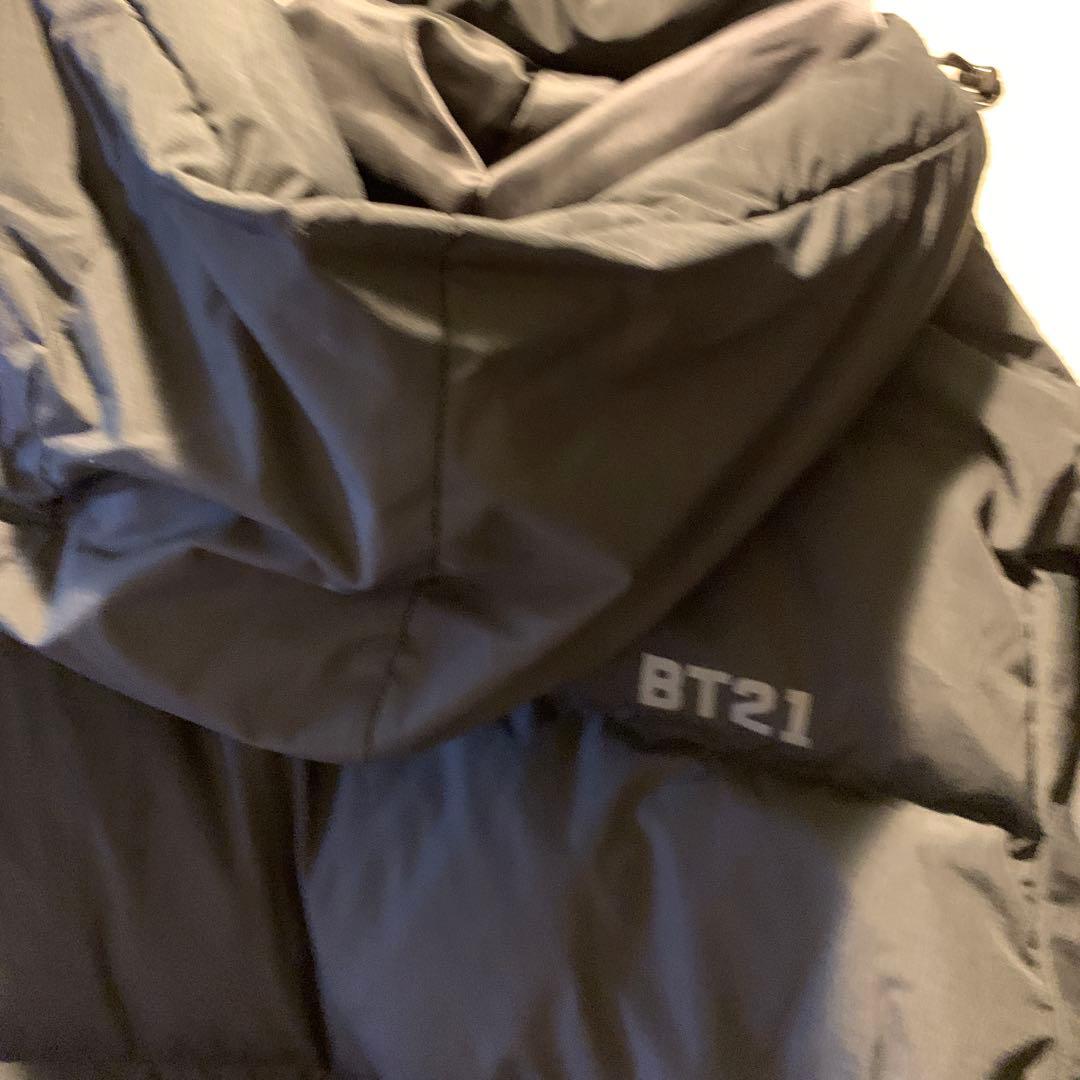 BTS JIN BT21 RJ ブラック ロングダウンジャケット - メルカリ