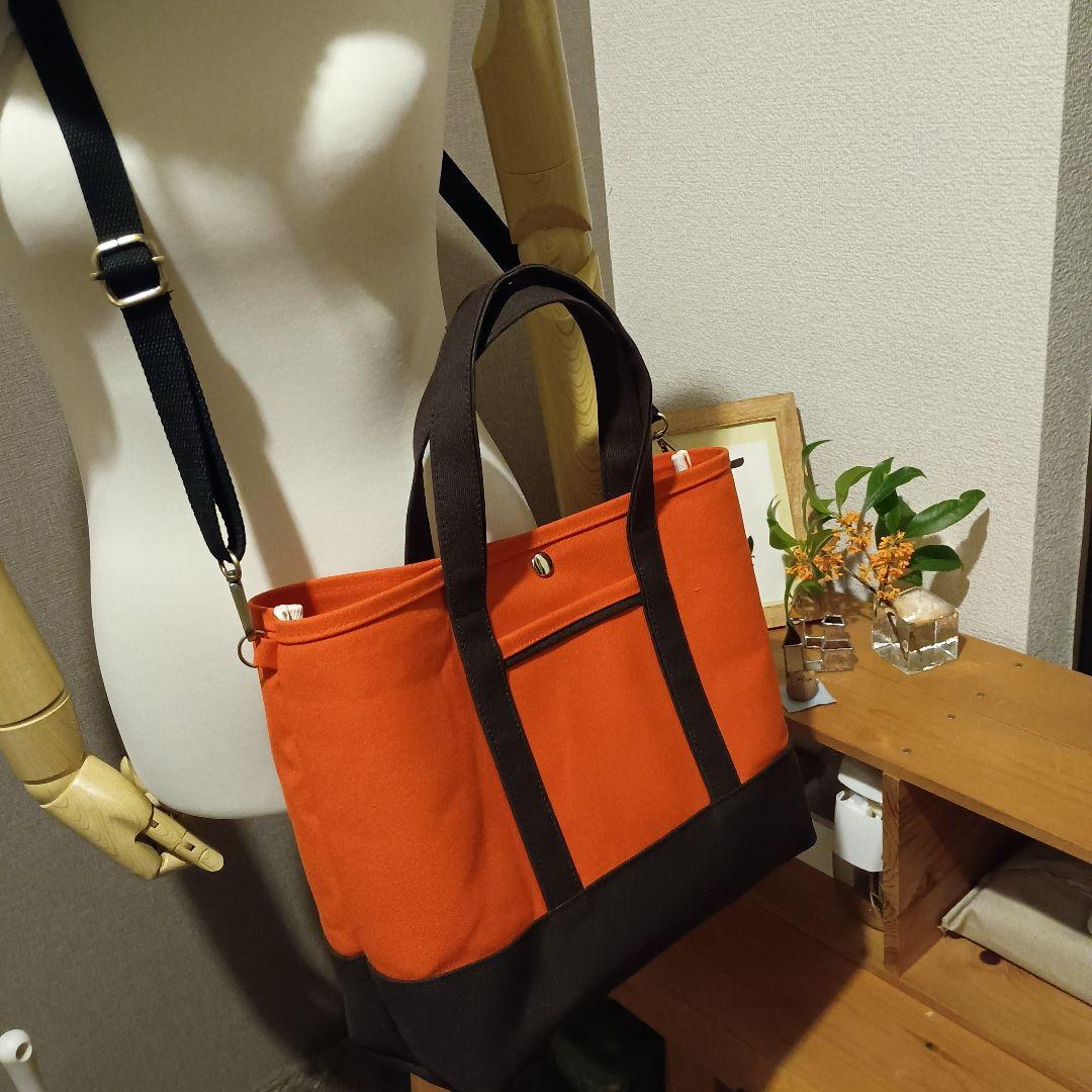 みゅう様オーダー品 倉敷帆布8号使用 トートバッグ - メルカリ