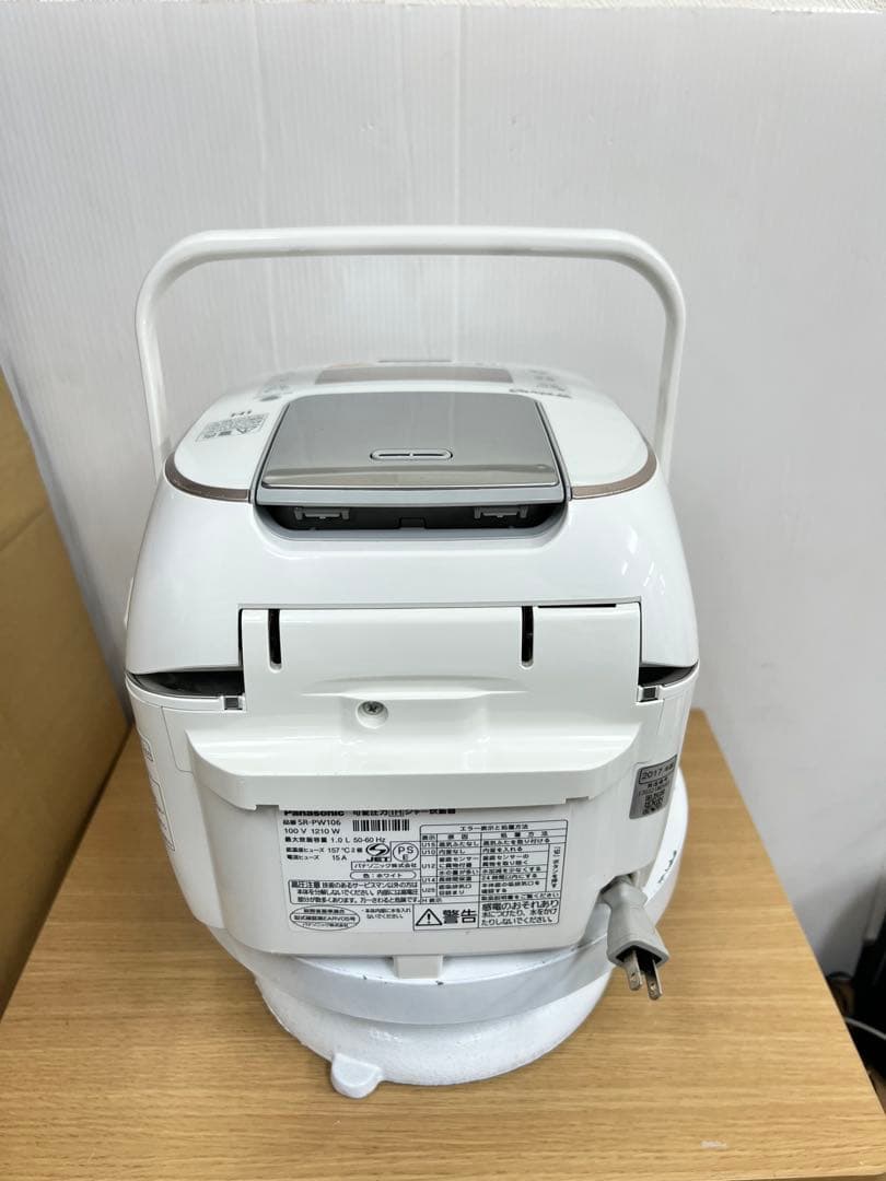 Panasonic 可変圧力IHジャー炊飯器 SR-PW106 2017年製 - メルカリ