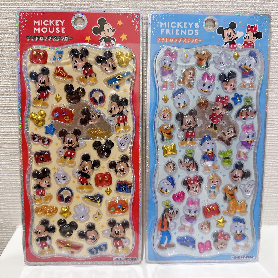 国内正規品】プチドロップステッカー【ディズニー】 2シートセット