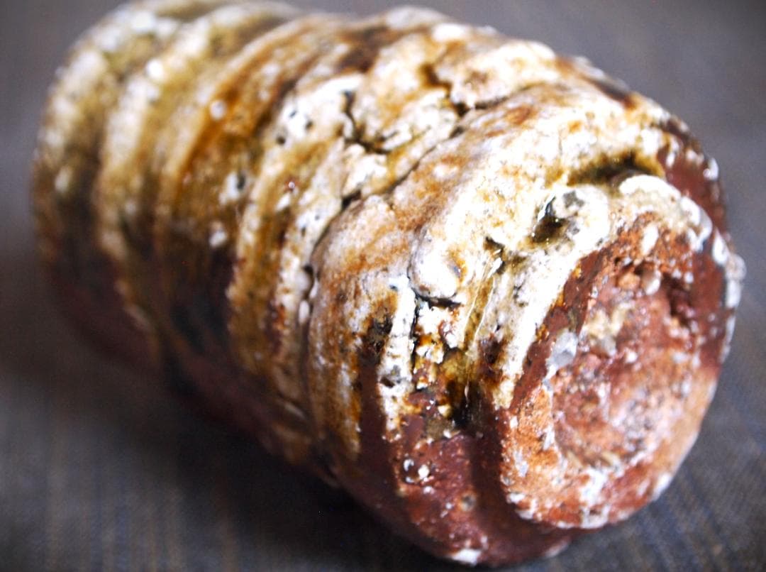 新作★迫能弘【師：辻清明】★赤信楽《窯変》酒器★ビードロ