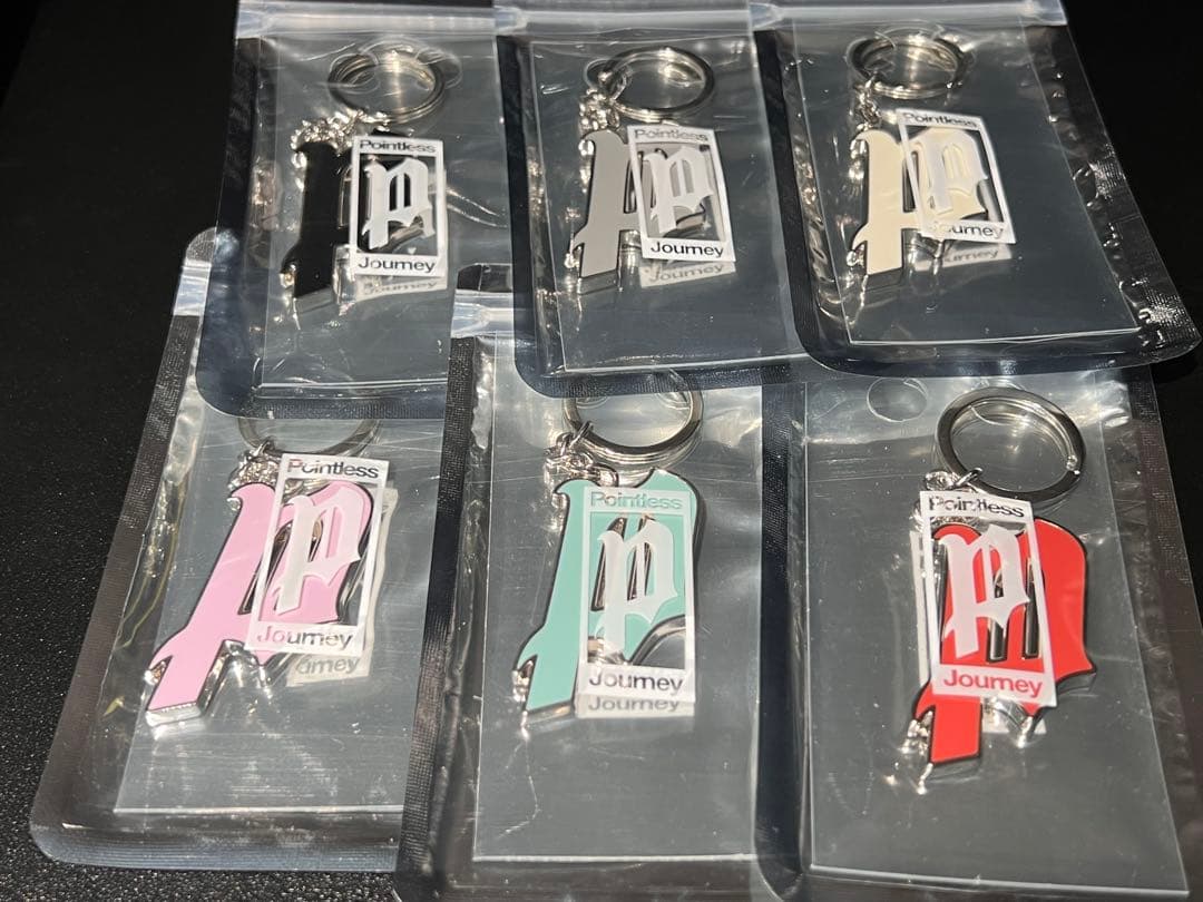 POINTLESS JOURNEY LOGO KEY CHAIN 6色セット - メルカリ