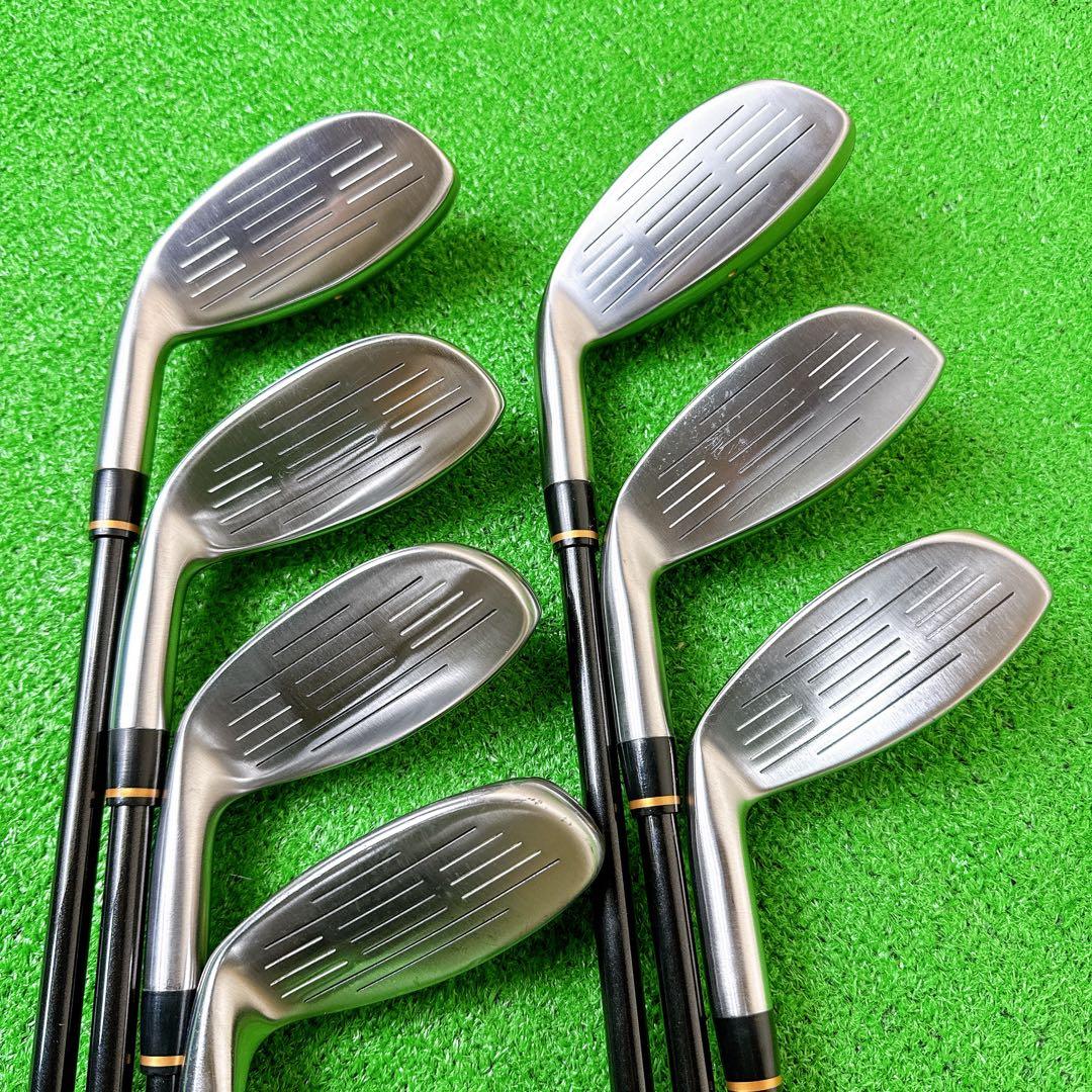 美品】 SPALDING パワーアイアン SE 7本 ユーティリティアイアン