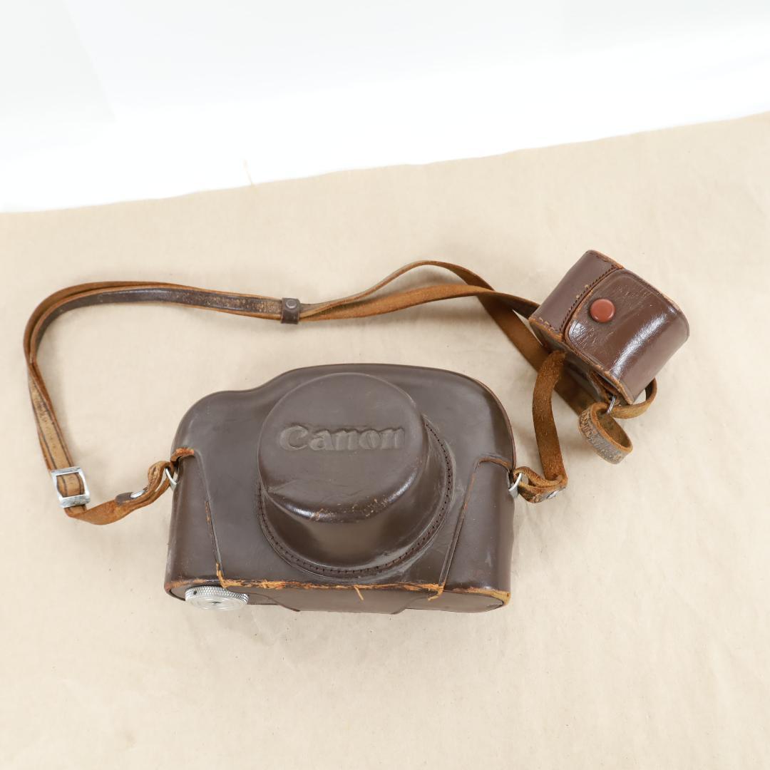 Canon P型 + 50mm F1.8 専用ケース レンズフィルター・フード付