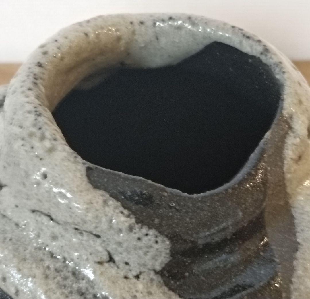 人間国宝 清水卯一作 蓬莱掛分白流花入 最上位作 花入 - メルカリ