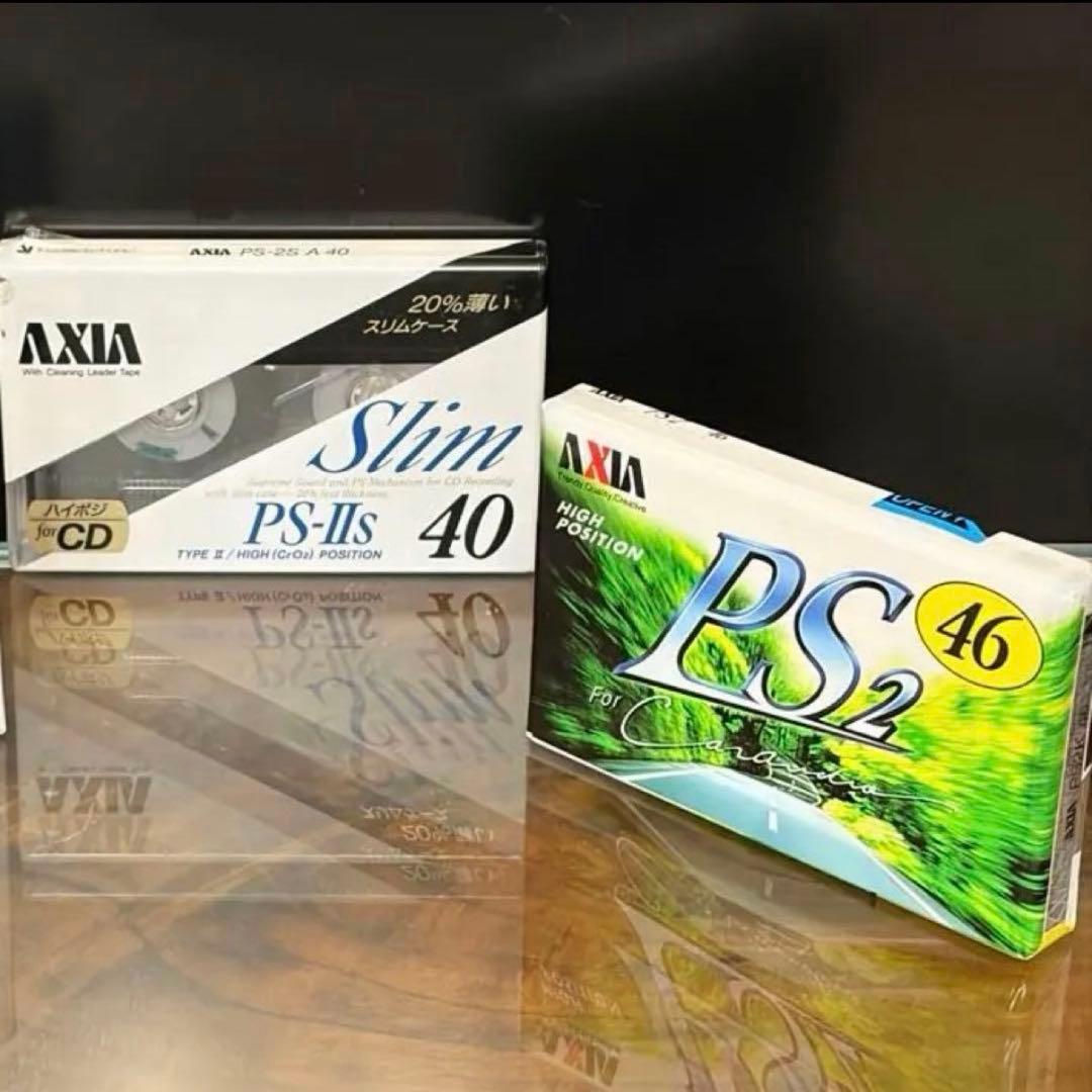 新品】AXIA カセットテープ ハイポジ 2本 (PS-2 & PS-IIs) - メルカリ