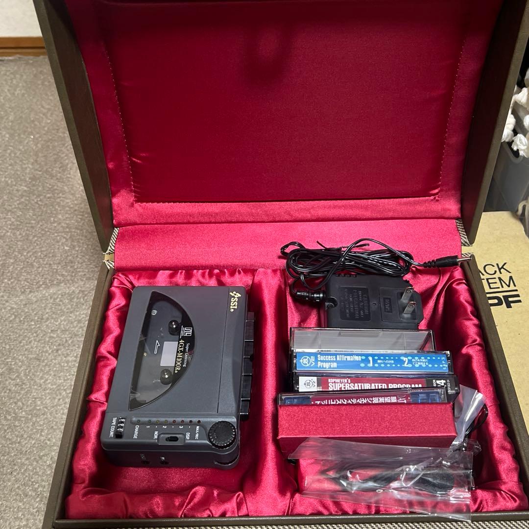 SSPSシステムV3 4GX-M100R h2877 SSI 速聴機 スーパーリスニング・システム「4GX－M100R