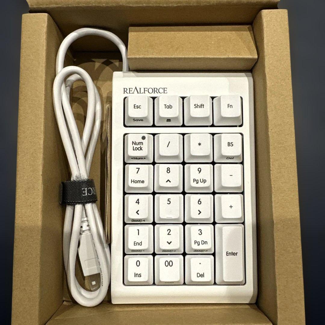 東プレ REALFORCE RT1 テンキー リアルフォース ホワイト - メルカリ