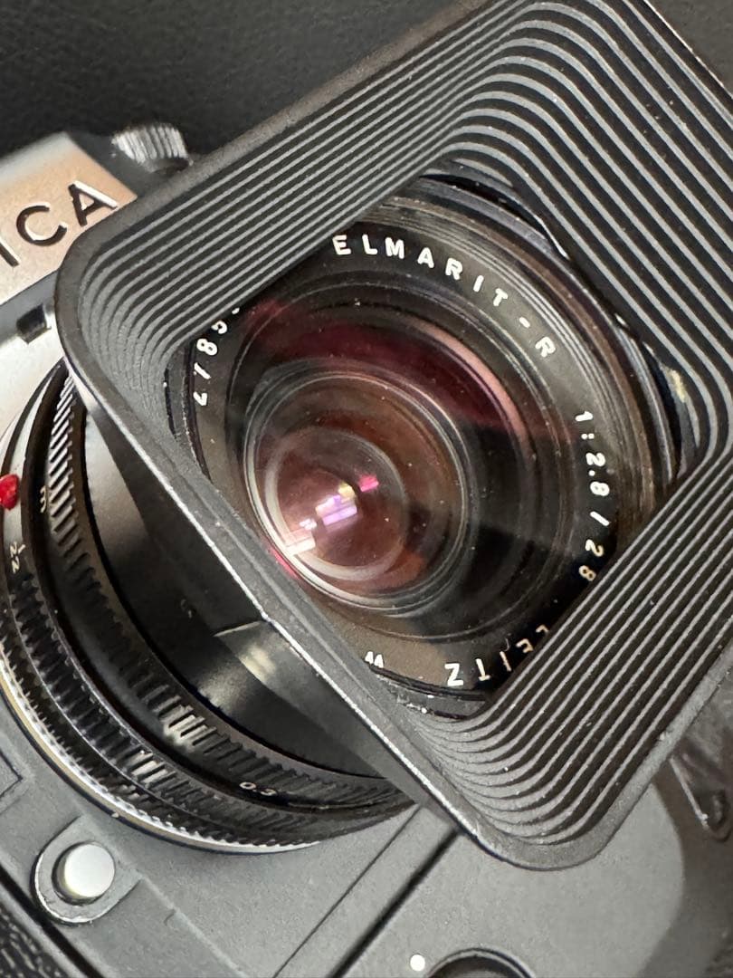 新同 美品！LEICA R8カメラ +MD-R8+エルマリート28mm+フィルム - メルカリ