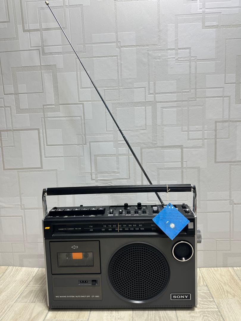 動作品】 美品SONY ソニーラジカセ CF-1980 - メルカリ