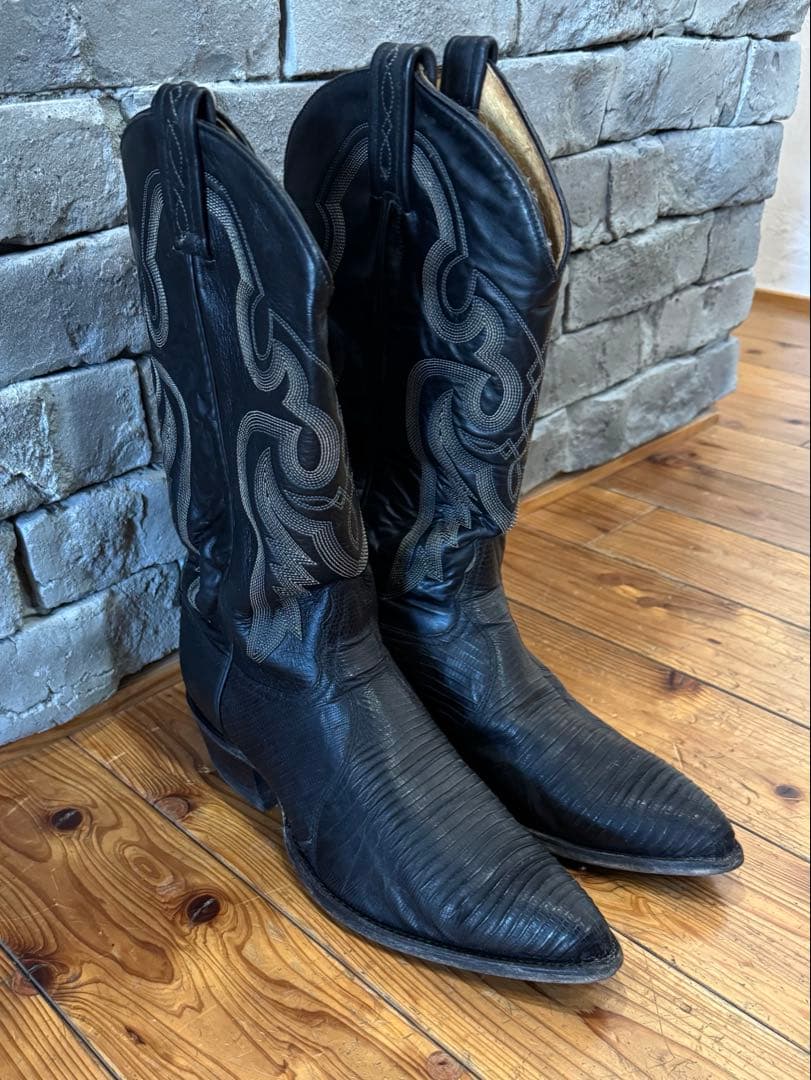 ☆ TONY LAMA ウエスタンブーツ リザード 85715 8H - メルカリ