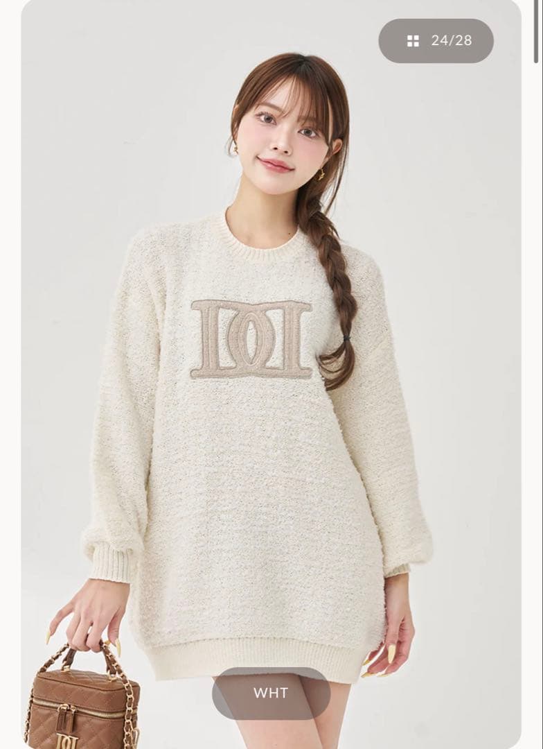 Darich DDロゴツイードニットプルオーバー - メルカリ