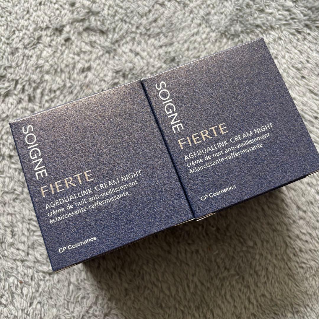 CPコスメ ソワーニュ フィエルテ エイジデュアルリンク クリームナイト MC 試してみた】ソワーニュ フィエルテ エイジデュアルリンク クリーム