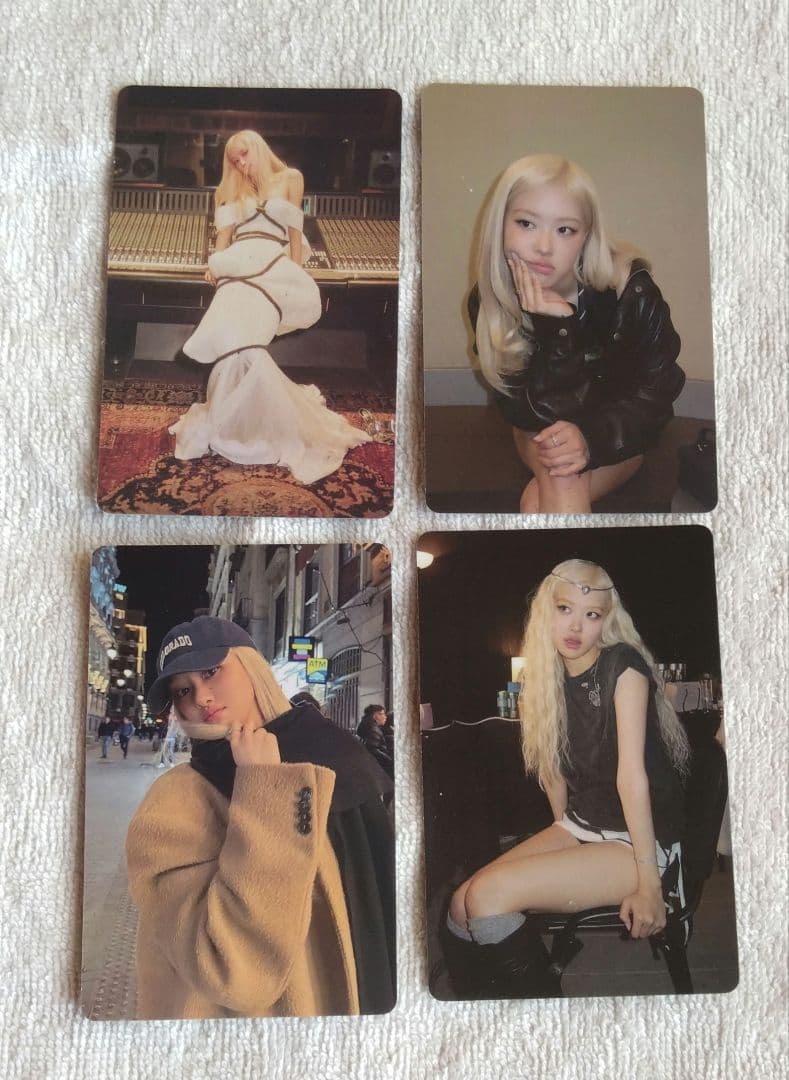 BLACKPINK ロゼ ROSE トレカ 韓国限定 4枚セット No.231 - メルカリ