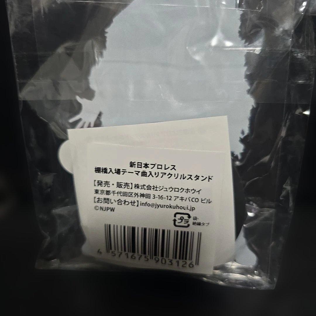 棚橋弘至 入場テーマ曲入り アクリルスタンド&キーホルダーセット 新