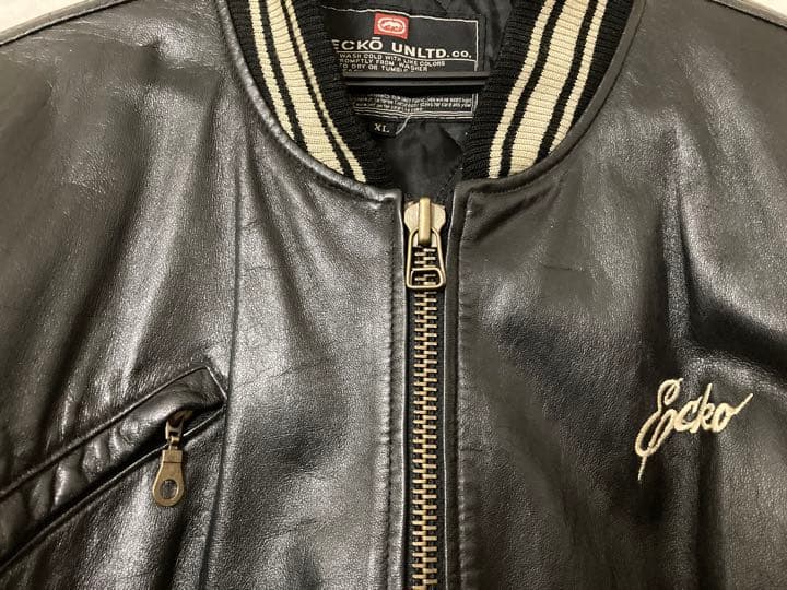 ECKO UNLTD レザージャケット 90s 希少 ビンテージ - メルカリ