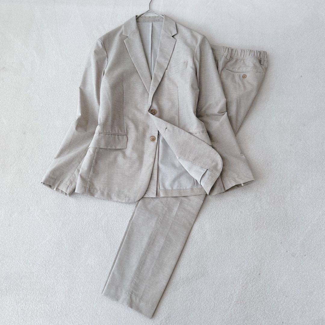 美品✨エディフィス セットアップ スーツ ジャケット ベージュ SM