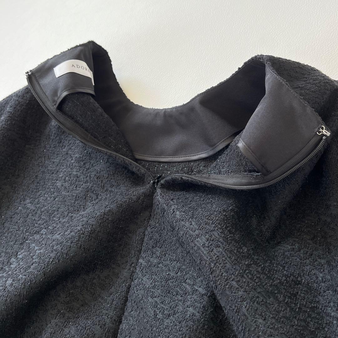 タグ付き✨23年 アドーア ラメブークレブラウス ブラック 38 - メルカリ