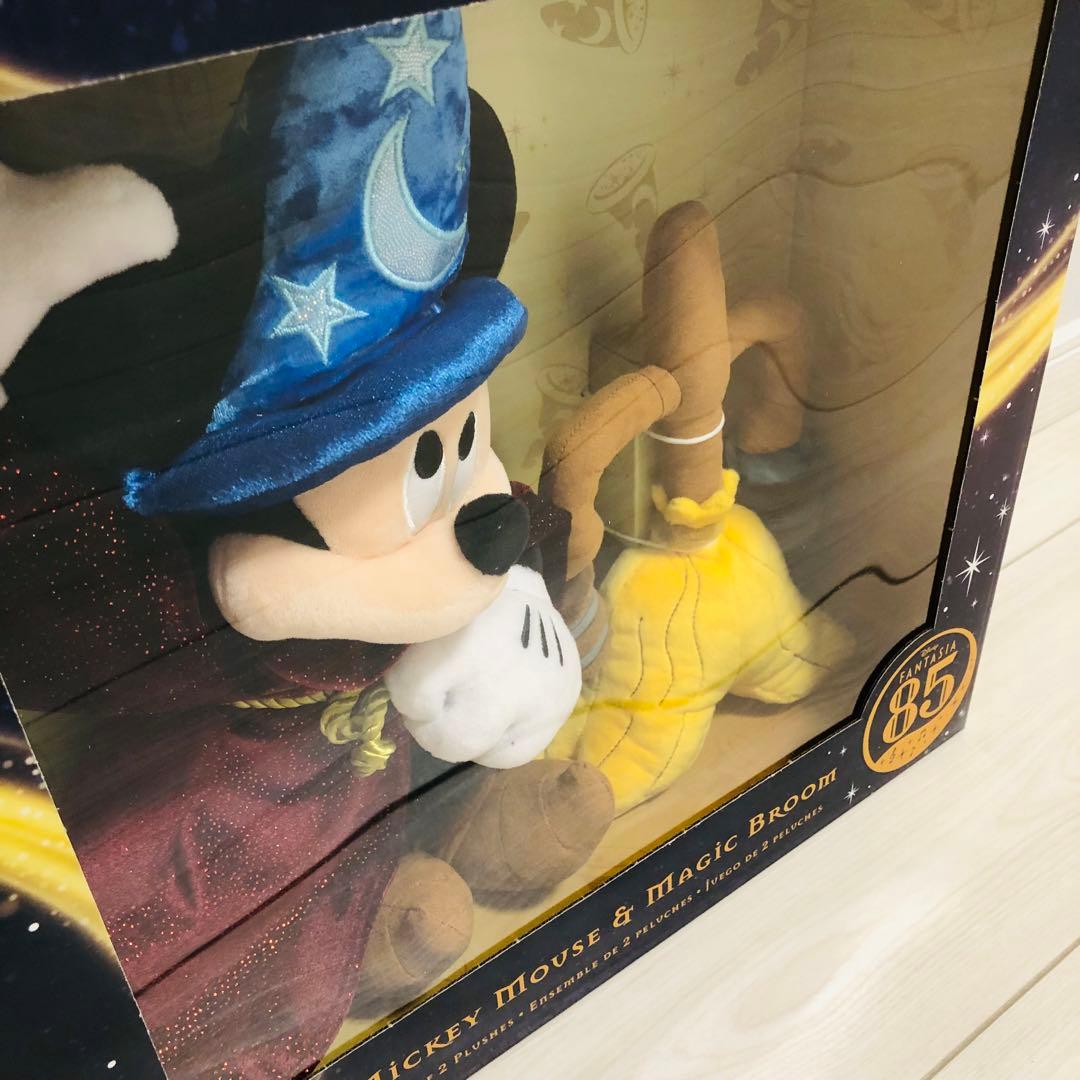ファンタジア 85th ディズニーストア ミッキー&ホウキ ぬいぐるみ
