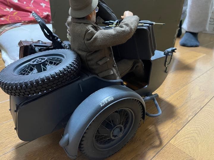 インディ・ジョーンズ／最後の聖戦』 サイドカーシーン再現フィギュア