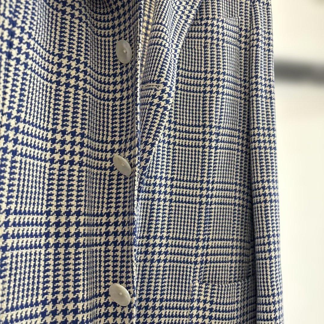 美品】ボリオリ（BOGLIOLI）グレンチェックジャケット - メルカリ