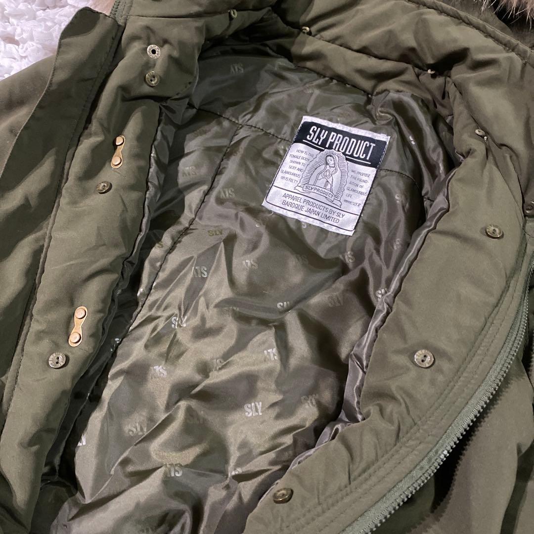 ✨ SLY N3B モッズコート ボア ファー カーキ ミリタリー y2k - メルカリ