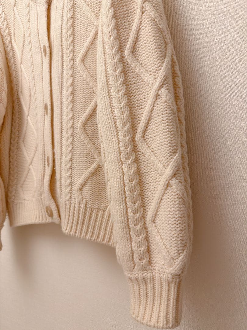 herlipto H Boa Cable Knit Cardigan S - メルカリ