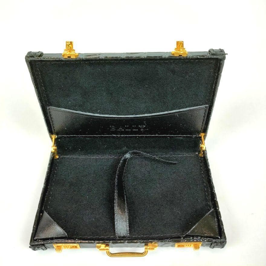 モリケン様専用 未使用級 BALLY カードケース 名刺入れ アタッシュケース型