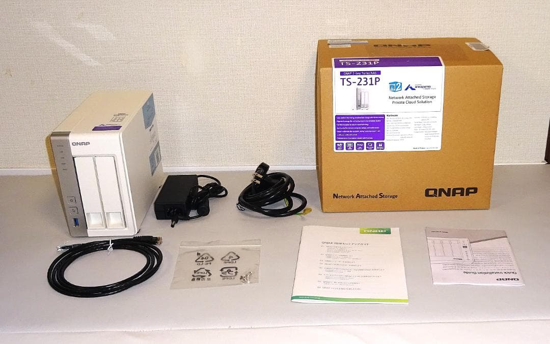 高速高機能！ SSD-4TB NAS QNQP TS-231P SSD使用約１月 TS-231P | ハードウェア仕様 | QNAP