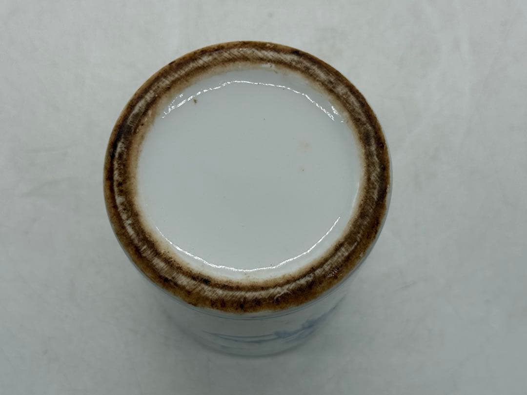 中国 染付 山水紋筆筒 送料込み260127 - メルカリ