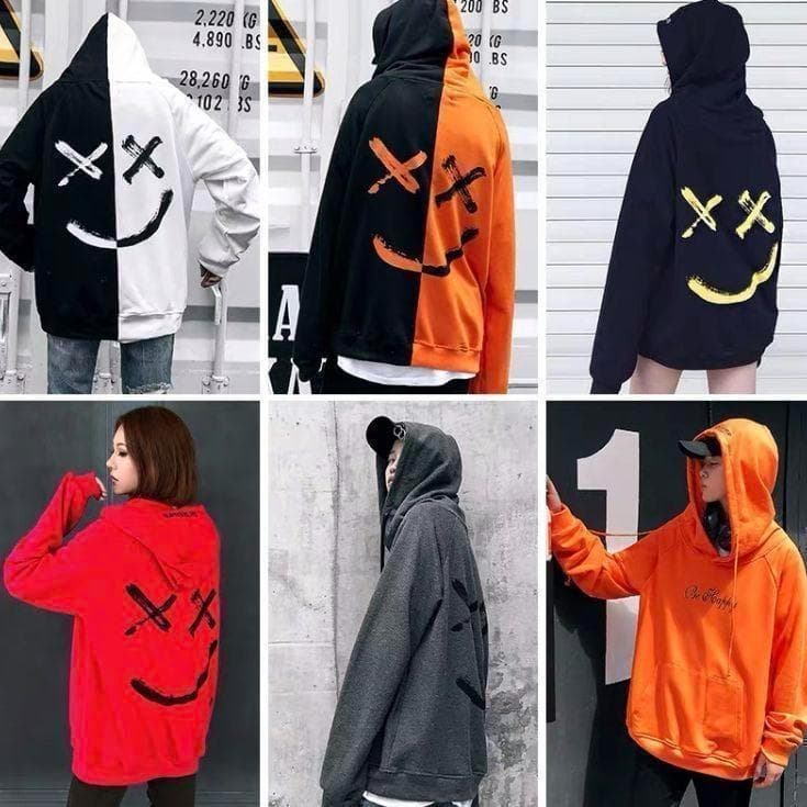 新品 スマイル パーカー 東海オンエア てつや 着てましたね バイカラー